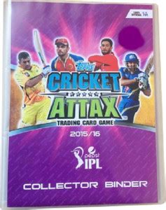 Topps Cricket Attax Album Big Size - Cricket Attax Album Big Size ...