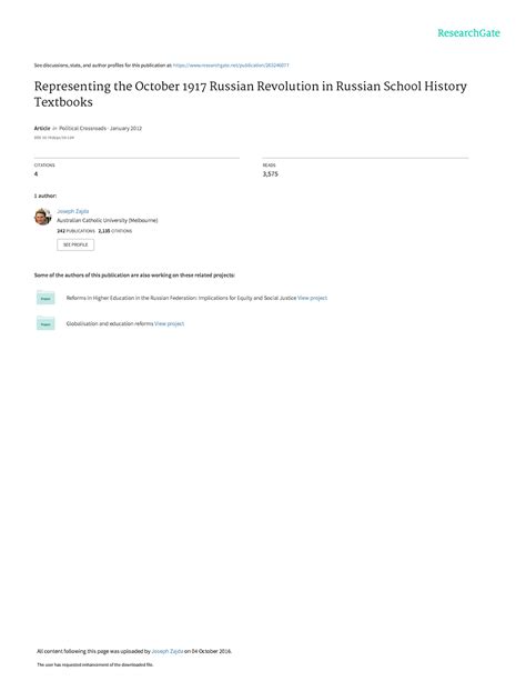 The October 1917Revolution JZJW - See discussions, stats, and author ...