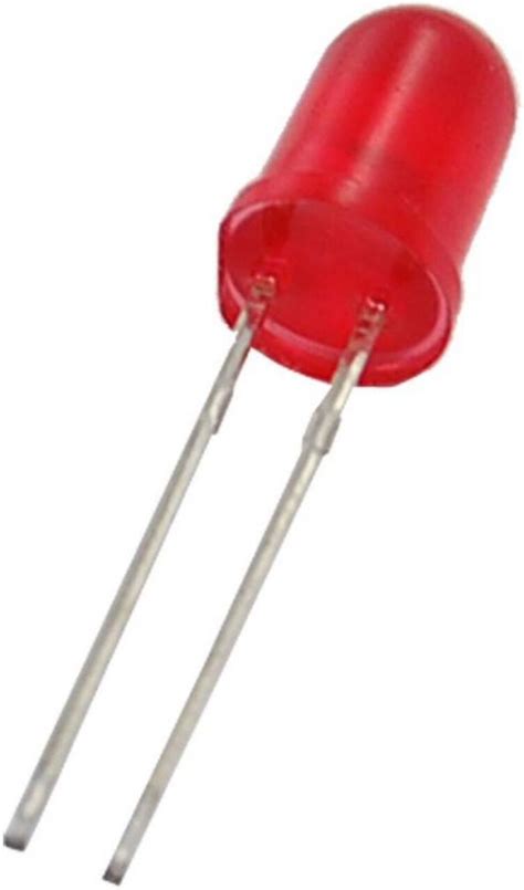 5 mm RED LED Pack, 10 Pieces | Robodo