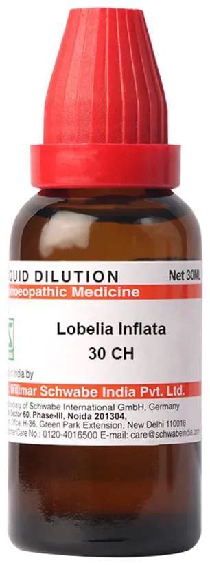Dr. Willmar Schwabe India Lobelia Inflata Dilution
