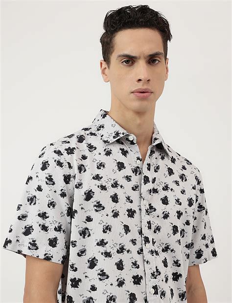 Buy Modal Mix Spread Collar Shirt at Marks & Spencer