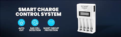 ENVIE® (ECR11AA28004PL) Speedster Rechargeable Batteries Charger for AA ...