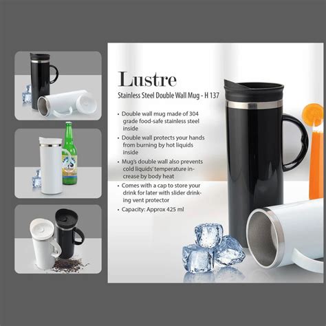 Promotional Mugs - H127 - Colorful Coffee Mug With Stainless Steel ...