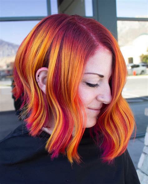 33+ Eye-Catching Pink And Orange Hair Ideas