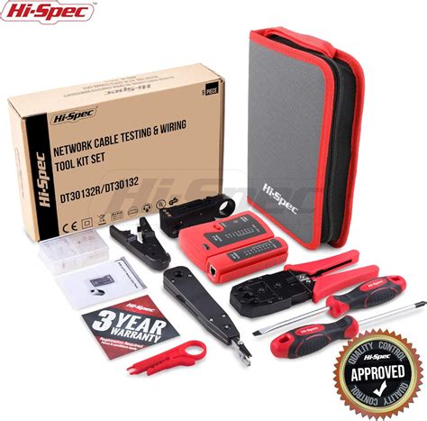 Hi-Spec 9-Piece Network Cable Tester & Repair Tool India | Ubuy