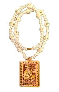 Nagaana BHAGESHWAR DHAM Tulsi Mala Hanuman Ji Pendant Kanthi Wood Mala ...
