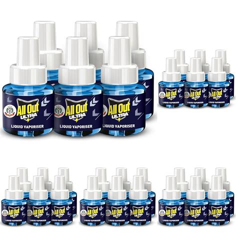 All Out Ultra Liquid Vaporizer, 6 Refills (45ml each) | Kills Dengue ...