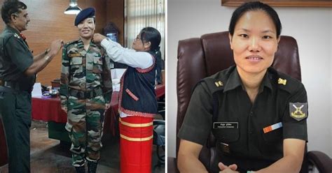 Meet Ponung Doming, Indian Armys First Woman Lieutenant Colonel From ...
