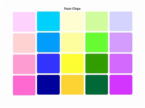 Image result for Paint Schedule Example