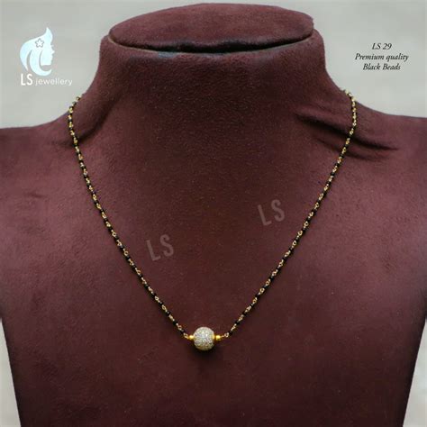 Black Beads Collection 2022 April 24 - Indian Jewelry Designs