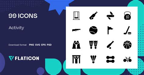 Activity Icon Pack | Fill | 99 .SVG Icons