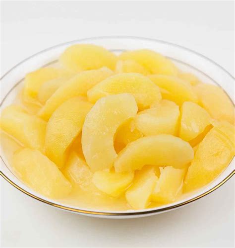 Canned apple slice solid pack