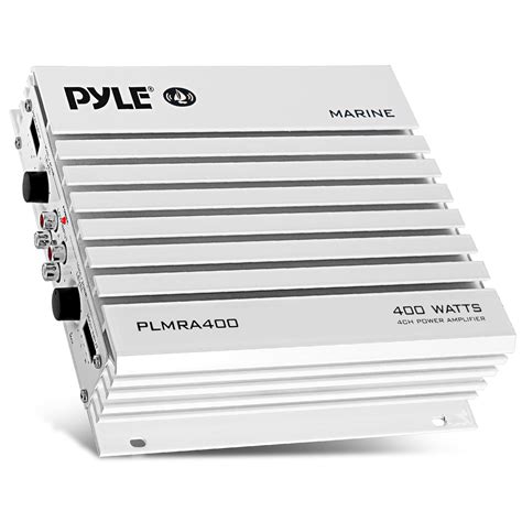 Pyle PLMRA400 Hydra Series Waterproof Marine Class AB Amp (400 Watts, 4 ...