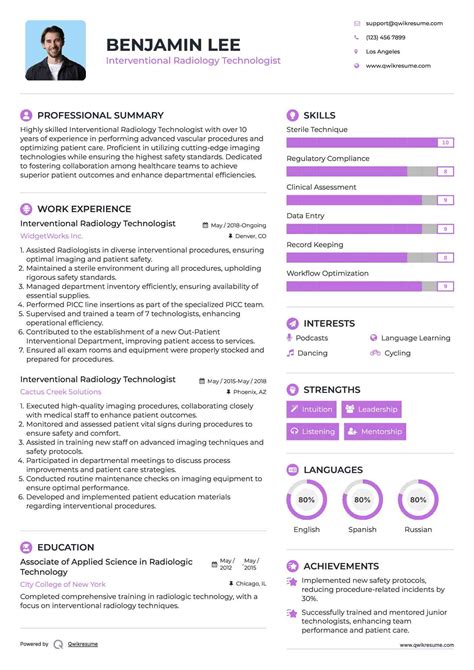 10+ Interventional Radiology Technologist Resume Samples & Templates ...