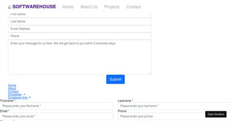 Image result for HTML Bootstrap Code for First Page