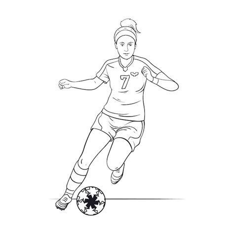 Ilustração de futebol desenhada a mão | Vetor Grátis