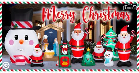 Holiday Traditions: Classic Christmas Airblown® Inflatables at Lowe's