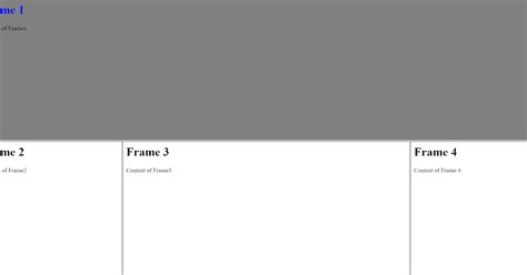 Image result for Frames in HTML for 7 Code