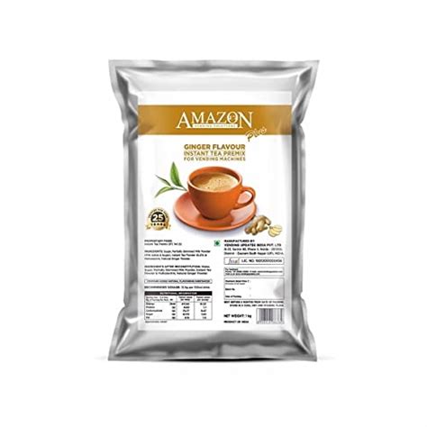AMAZON 3 in 1 Ginger Plus Instant Tea Premix Powder 1 Kg (Ginger Powder ...