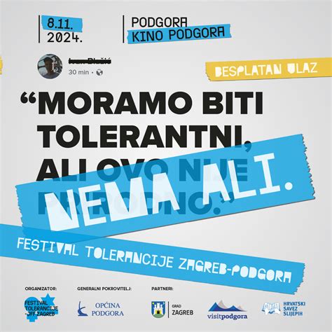 NEMA ALI - Pop-up Festival tolerancije Zagreb-Podgora | Imotski.in