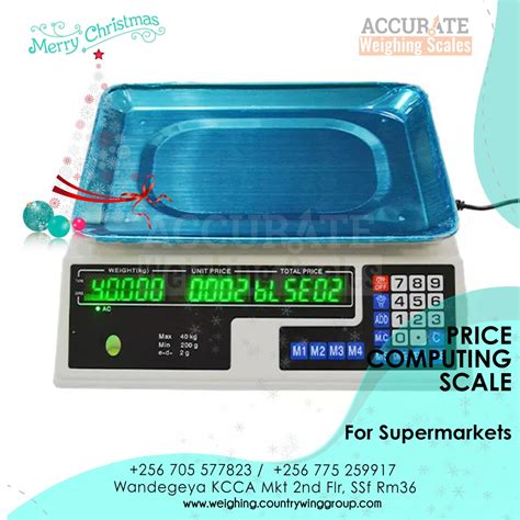 LCD digital upgraded commercial food meat weight scale – WATERPOOF ...