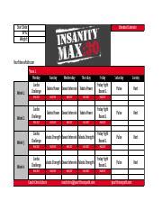 Insanity-Max-30-Standard-Calendar.pdf - Standard Calendar Start Date BF ...