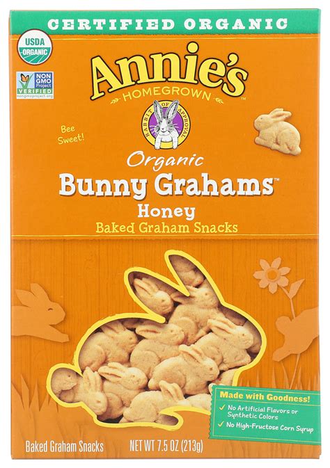 Annie's Homegrown Honey Bunny Grahams | Carewell
