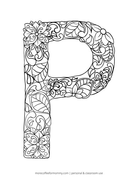 Free Printable Coloring Pages Alphabet
