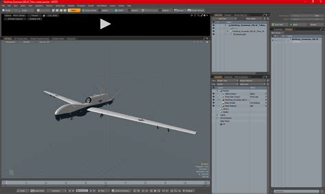 Northrop Grumman MQ-4C Triton 3D model | 3D Molier International