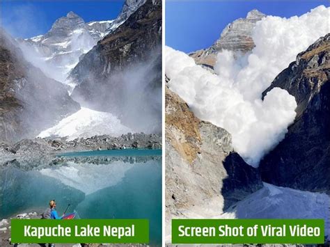 Fact Check: An old video of a snow-covered landslide at Kapuche Lake in ...