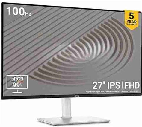 DELL 68.58 cm (27 inch) Full HD LED Backlit IPS Panel with Built-In 5W ...