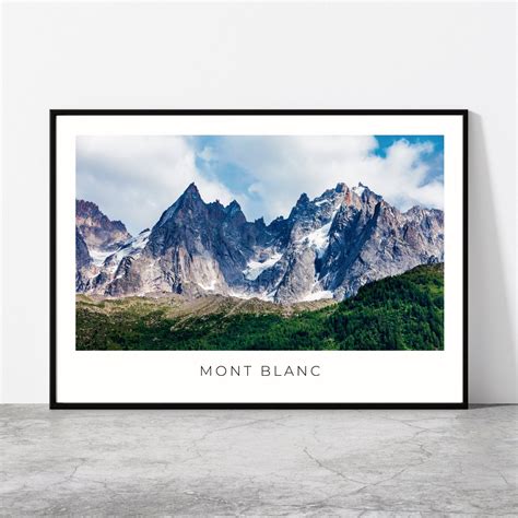 Mont Blanc Travel Poster – Otto Lind