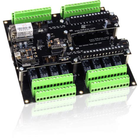 Fusion 16-Channel DPDT Relay Controller with 16 GPIO or ADC and I2C at ...