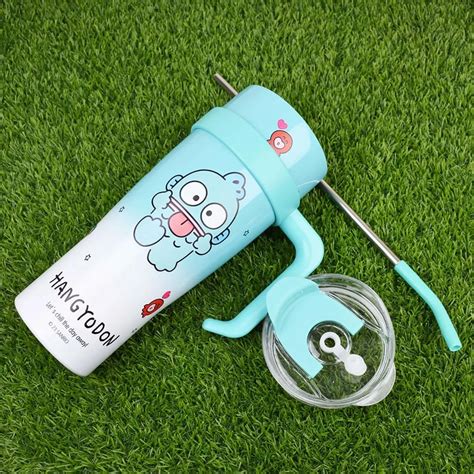 Buy Cartoonistic Stainless Steel Tumbler Large Size - Leak-Proof