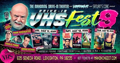 VHS-Fest 9 (Featuring Frank Henenlotter, Retro VHS Market & More) *3 ...