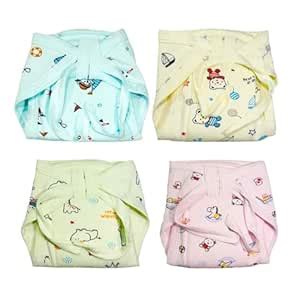 Buy Cotton Washable Reusable Colorful Printed Nappy, Diaper, Langot ...