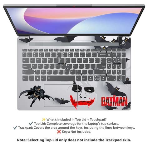 Buy Laptop Skin for Lenovo - Batman vs Joker Theme online from Adefex Store