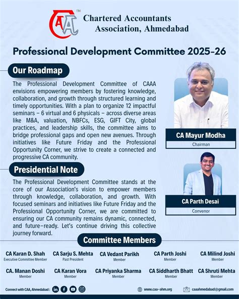The Chartered Accountants Association Ahmedabad introduces the ...