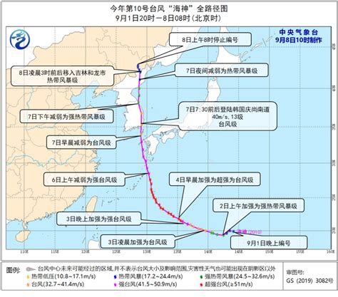 第10号台风海神路径分析！2020台风最新消息 台风路径实时发布系统图更新！_滚动_中国小康网