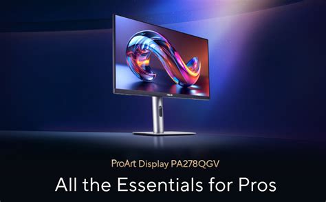ASUS Proart Display PA278QV WQHD, 27 Inch (68.58 Cm) 2560 X 1440 Pixels ...