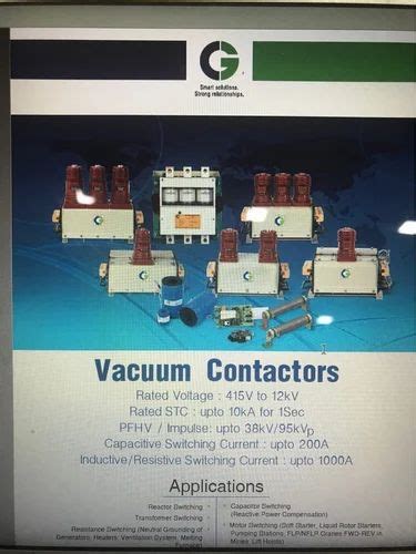 Vacuum Contactors Suppliers - Crompton Greaves 1Pole 11&6.6kV Vacuum ...