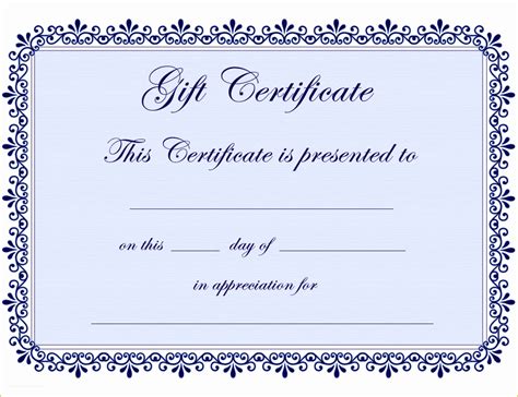 Free Printable Gift Certificates 的图像结果