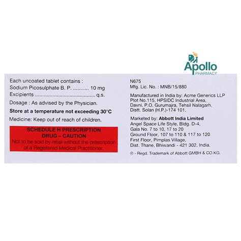 Cremalax Tablet 15's Price, Uses, Side Effects, Composition - Apollo ...