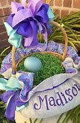 Image result for Personalized Easter Baskets