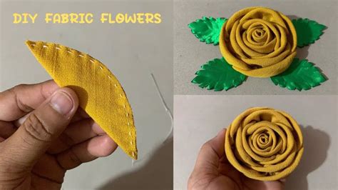 Image result for Cloth Flower Tutorial