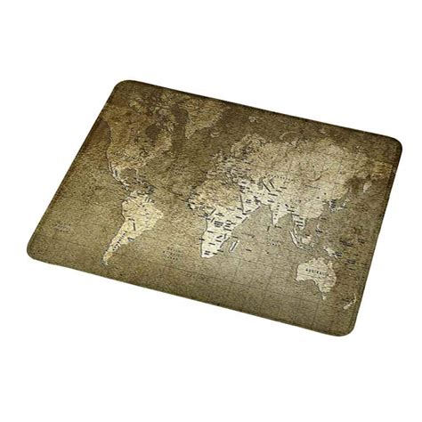 Office Mouse Pad Antique Old World Map With Great Texture | Desertcart ...