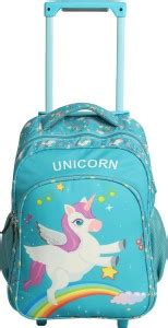 Flipkart.com | NOVEX Original 16" Unicorn Kids Backpack Trolley Bag ...