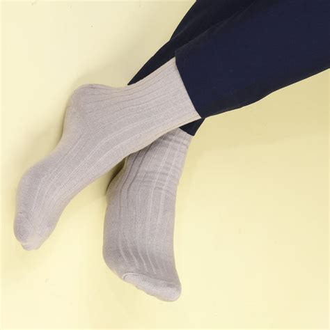 Bamboo Formal Ribbed Socks For Men | Calf Length | Smell Free & Breath ...
