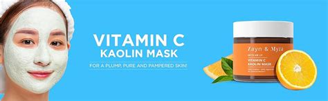 ZM Vitamin C Kaolin Face Mask 50 gm | With Kaolin & Niacinamide | Deep ...