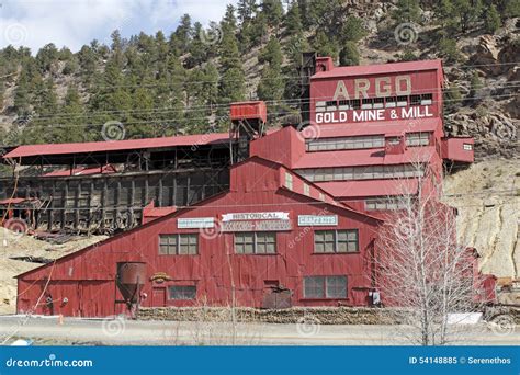 Historical Argo Gold Mine and Mill Editorial Image - Image of ...